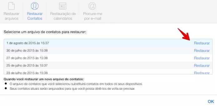 como recuperar meus contatos do whatsapp no iphone